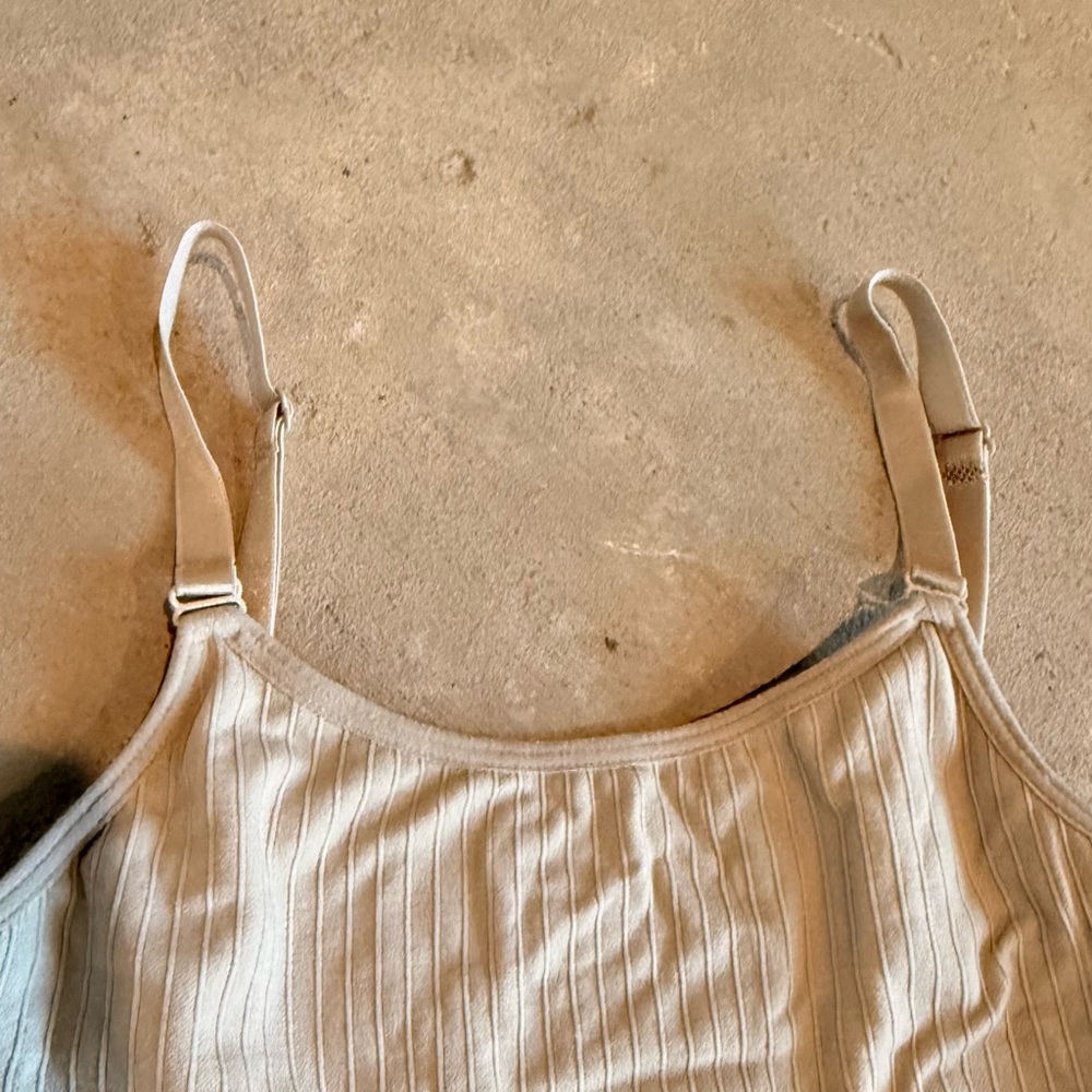 Source Unknown Kids Ribbed Bralette - Light Beige - Picture 4 of 7
